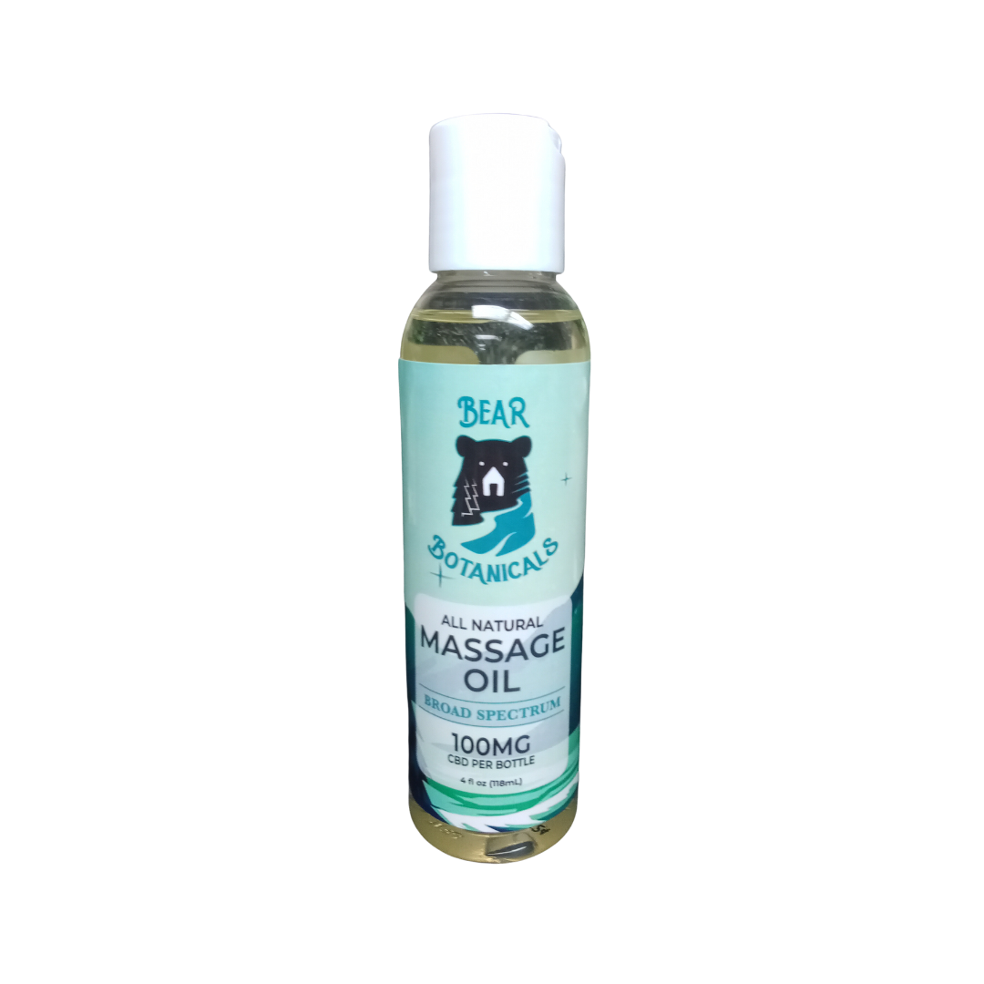 Massage Oil 100mg CBD – Bear Botanicals